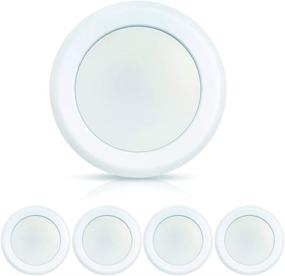 img 4 attached to 4Pack 16.5W ECOELER 6In Dimmable LED Disk Light, 3000K Warm White - Low Profile Flush Mount Recessed Retrofit Ceiling Lights Fixture For Home Improved - Energy Star & ETL Listed Approved