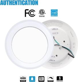 img 3 attached to 4Pack 16.5W ECOELER 6In Dimmable LED Disk Light, 3000K Warm White - Low Profile Flush Mount Recessed Retrofit Ceiling Lights Fixture For Home Improved - Energy Star & ETL Listed Approved