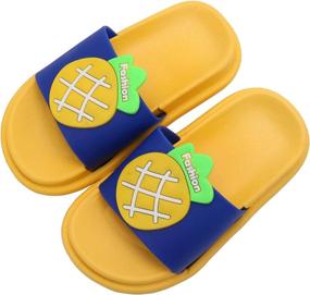 img 3 attached to 👶 Anrenity Summer Slides Sandals for Toddler Boys - Shoes, Slippers