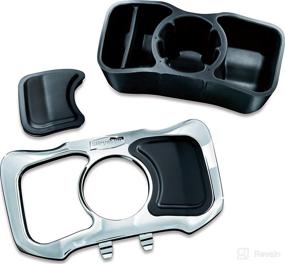 img 3 attached to 🏍️ Chrome Inner Fairing Glove Box Storage Cubby with Drink/Cup Holder for 2012-17 Honda Gold Wing GL1800, F6B Motorcycles - Kuryakyn 1669 Motorcycle Accent Accessory