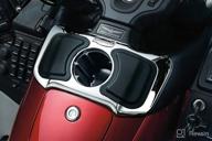 🏍️ chrome inner fairing glove box storage cubby with drink/cup holder for 2012-17 honda gold wing gl1800, f6b motorcycles - kuryakyn 1669 motorcycle accent accessory logo