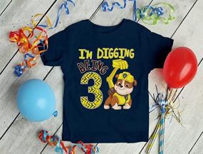 img 1 attached to Tstars Digging Birthday Official Toddler Boys' Clothing - Tops, Tees & Shirts