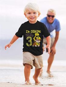 img 2 attached to Tstars Digging Birthday Official Toddler Boys' Clothing - Tops, Tees & Shirts