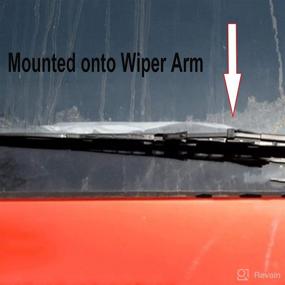 img 2 attached to 🚗 Front Windshield Washer Nozzle Jet Wiper Arm Set for Mercedes-Benz Sprinter 2500 3500 2006-2018 - 2 Pack