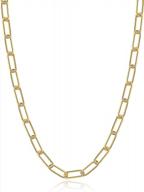 stylish chunky gold necklaces for women - 14k gold plated choker options logo