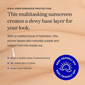 img 2 attached to 🌞 Supergoop! Glowscreen SPF 40 PA+++, 2.5 fl oz - Primer + Broad Spectrum Sunscreen with Blue Light Filtering - Instant Glow & Hydration, Hyaluronic Acid, Vitamin B5 & Niacinamide