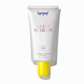 img 4 attached to 🌞 Supergoop! Glowscreen SPF 40 PA+++, 2.5 fl oz - Primer + Broad Spectrum Sunscreen with Blue Light Filtering - Instant Glow & Hydration, Hyaluronic Acid, Vitamin B5 & Niacinamide