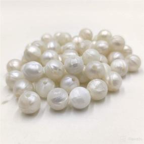 img 2 attached to 📿 Premium 100pcs 9mm Silicone Round Loose Beads: Pearl Beads for DIY Mom Necklaces, Chewing Beads and Stylish Accessory