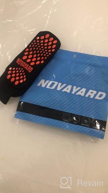 img 1 attached to Non-Slip Grip Socks For Hospital, Yoga, Pilates - Set Of 5 Pairs For Men And Women By NOVAYARD review by David Thornton