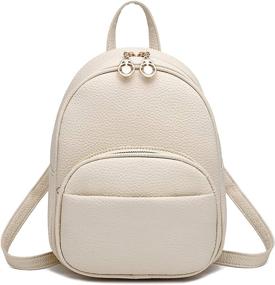 img 4 attached to Barsine Leather Multiple Pockets Backpack Women's Handbags & Wallets : Fashion Backpacks