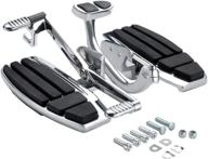 🏍️ tct-mt floorboard driver foot board set kit brake lever for honda gl1800 & f6b 2001-2017 - chrome & black логотип