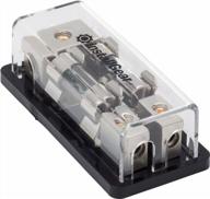 installgear 100a 4/8 awg agu fuse holder distribution block - 4 gauge in to (2) 8 gauge out for auto, rv, motorcycle & boat logo