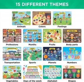 img 3 attached to Montessori Autism Preschool Busy Book For Toddlers Ages 1-3-4 With 8 Colorful Markers - 30 Page Educational Quiet Activity Books For Kids 3-4-8 Years Old.