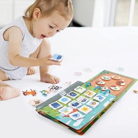 img 3 attached to 🐄 Jxueych Busy Book for Kids: Montessori Toys for Toddlers to Develop Learning Skills, Preschool Activity, and Early Learning Toys Book - Happy Farm Adventure