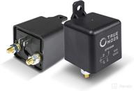 🔌 high-performance 12v dc 120 amp split charge relay switch - top-notch 4 terminal relays for truck, boat, and marine applications logo