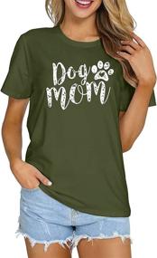 img 2 attached to Tshirts Women Funny Graphic Sleeve Dogs ~ Apparel & Accessories