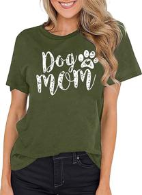 img 3 attached to Tshirts Women Funny Graphic Sleeve Dogs ~ Apparel & Accessories