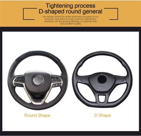 img 1 attached to Car Steering Wheel Cover Interior Accessories , Steering Wheels & Accessories