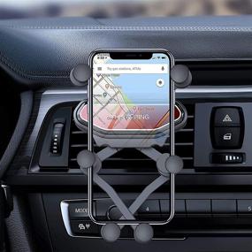 img 3 attached to 📱 Effortless One-Hand Operation: LUVIN 2021 Upgraded Gravity Phone Holder for Car"