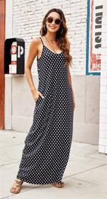 img 2 attached to 👗 OURS Spaghetti Strap Sundress with Pockets - Women's Clothing, perfect for Z Coffee