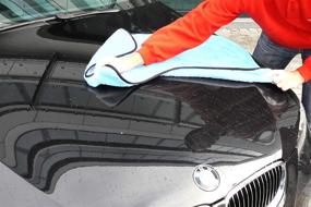 img 3 attached to Sonax (450800) Microfiber Drying Cloth: The Ultimate Car Care Essential