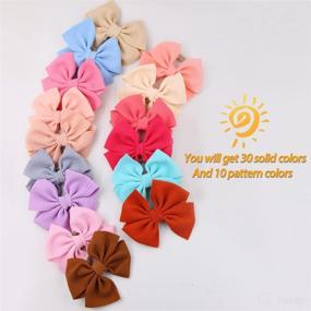 img 3 attached to Headbands Flowers Newborn Hairbands Accessories Baby Care