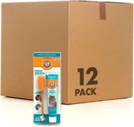 🐱 cat dental supplies - arm & hammer pet fresh breath dental kit for cats, dental water additive for cat teeth health - cat toothbrush and toothpaste - dental products for fresh breath and cat teeth care logo