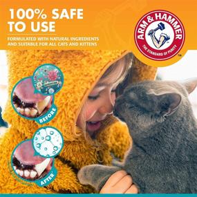 img 1 attached to 🐱 Cat Dental Supplies - Arm & Hammer Pet Fresh Breath Dental Kit for Cats, Dental Water Additive for Cat Teeth Health - Cat Toothbrush and Toothpaste - Dental Products for Fresh Breath and Cat Teeth Care