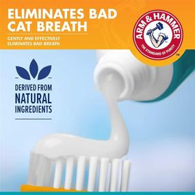 img 3 attached to 🐱 Cat Dental Supplies - Arm & Hammer Pet Fresh Breath Dental Kit for Cats, Dental Water Additive for Cat Teeth Health - Cat Toothbrush and Toothpaste - Dental Products for Fresh Breath and Cat Teeth Care