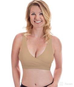 img 3 attached to 🤱 Rumina Hands Free Classic Pump&amp;Nurse: Adjustable Nursing Bra for Pumping - Ideal for Spectra, Medela, Lansinoh Breastfeeding Pumps (Nude L)