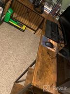 img 1 attached to 66" L Shaped Computer Desk With Storage Shelves | Corner Gaming & Writing Workstation | Modern Wooden Office Desk W/ Wood & Metal Frame - Coleshome review by Shane Loredo