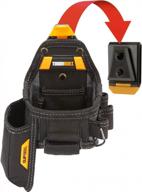 toughbuilt tou-ct-25x tape measure/utility knife pouch + notebook & pencil, tb-ct-25x logo