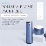 get radiant skin with hydropeptide's polish & plump two-step system - boost firmness and plumpness with 1 set logo