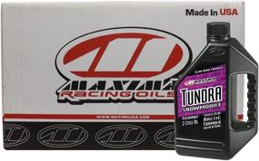 img 1 attached to 🛷 Maxima CS249128 Tundra Snowmobile 2-Stroke Premix/Injector Engine Oil - 1 Gallon, Pack of 4