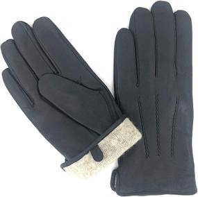 img 3 attached to 🧤 Luxurious Cashmere Lined Deerbskin Accessories for Men: Unparalleled Softness and Comfort