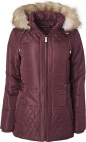img 3 attached to Sportoli Midlength Quilted Alternative Zip Off Women's Clothing - Coats, Jackets & Vests