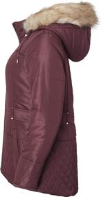 img 1 attached to Sportoli Midlength Quilted Alternative Zip Off Women's Clothing - Coats, Jackets & Vests