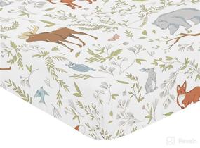 img 2 attached to 🌲 Optimized SEO: Sweet Jojo Designs Woodland Collection Nursery Bedding - Ideal for Kids' Home Store