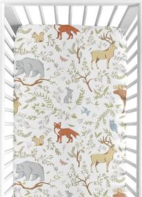 img 4 attached to 🌲 Optimized SEO: Sweet Jojo Designs Woodland Collection Nursery Bedding - Ideal for Kids' Home Store