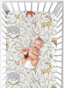 img 1 attached to 🌲 Optimized SEO: Sweet Jojo Designs Woodland Collection Nursery Bedding - Ideal for Kids' Home Store