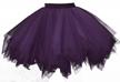 emondora women's tutu tulle petticoat ballet bubble skirts short prom dress up 4 logo