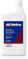 🔧 acdelco gm original equipment 10-4014: high-quality friction modified synchromesh transmission fluid - reliable 1 qt solution logo