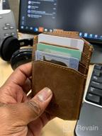 img 1 attached to 💼 StarHide Hunter Leather Wallet with RFID Blocking Technology review by Aaron Zaragosa