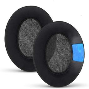 img 4 attached to Brainwavz Gel Gaming Replacement Earpads For ATH M50X,M40X, M50XBT & More - Compatible With Steelseries Arctis 3/5/7/9X Pro/Stealth And HyperX Cloud 1 & 2 - Oval Ear Pad - Black