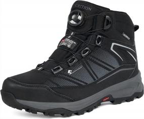 img 4 attached to Stay Fashionable & Comfy With GRITION Women'S Waterproof Hiking Boots For Winter Outdoor Ventures