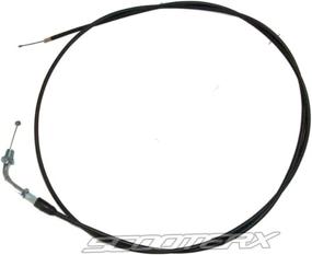 img 1 attached to 🏎️ High Performance 70-Inch Universal Throttle Cable for Gas Scooter, Go Kart, Mini Bike