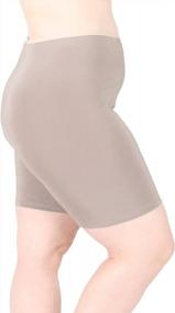 img 3 attached to Ultra High Waist Anti-Chafing Shortlette Slipshort 6.5 Inches