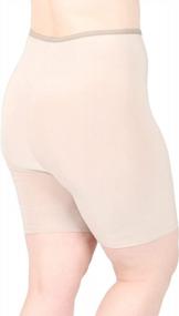 img 1 attached to Ultra High Waist Anti-Chafing Shortlette Slipshort 6.5 Inches