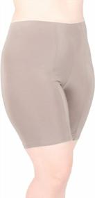 img 2 attached to Ultra High Waist Anti-Chafing Shortlette Slipshort 6.5 Inches