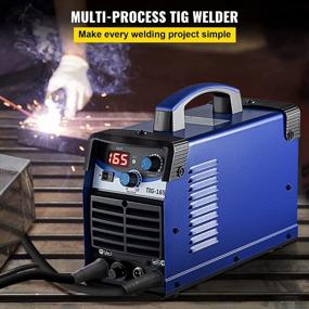 img 3 attached to Dual Voltage Tig Welder - Mophorn 165 Amp 110V/220V, 2-In-1 TIG/ARC Welding Machine With Digital Display, Portable Combo Welder, Includes TIG Torch Gun And Cable, 165A TIG Welder And 140A ARC Welder